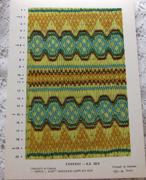 Grace Knott Fantasy Smocking Plate 1014